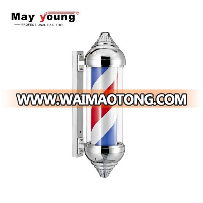 M341 Slim plated chromed plate barber pole