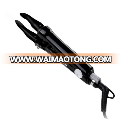 professional temperature adjustable hair extention connector iron