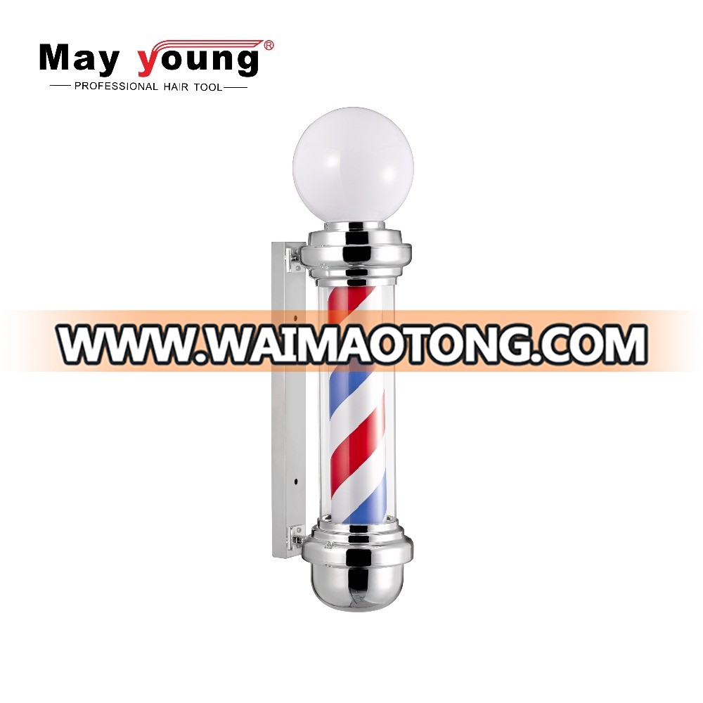 Factory Sell Top-Selling Red White Blue Rotating Barber Shop Barber Sign Pole